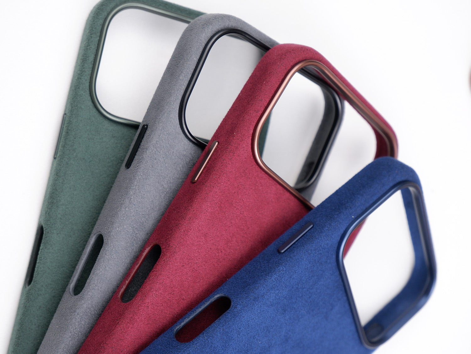 Cantaracase Alcantara iPhone case material detail